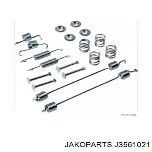 J3561021 Jakoparts kit de montagem das sapatas traseiras de tambor