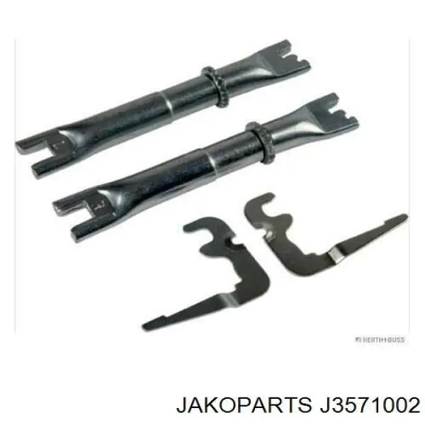 Механизм подвода (самоподвода) барабанных колодок (разводной ремкомплект) JAKOPARTS J3571002