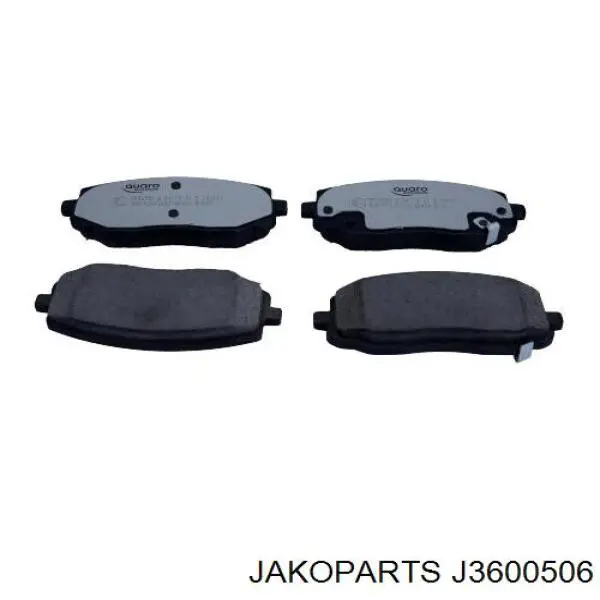 J3600506 Jakoparts Колодки передние