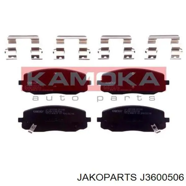 Купить J3600506 Jakoparts Колодки тормозные