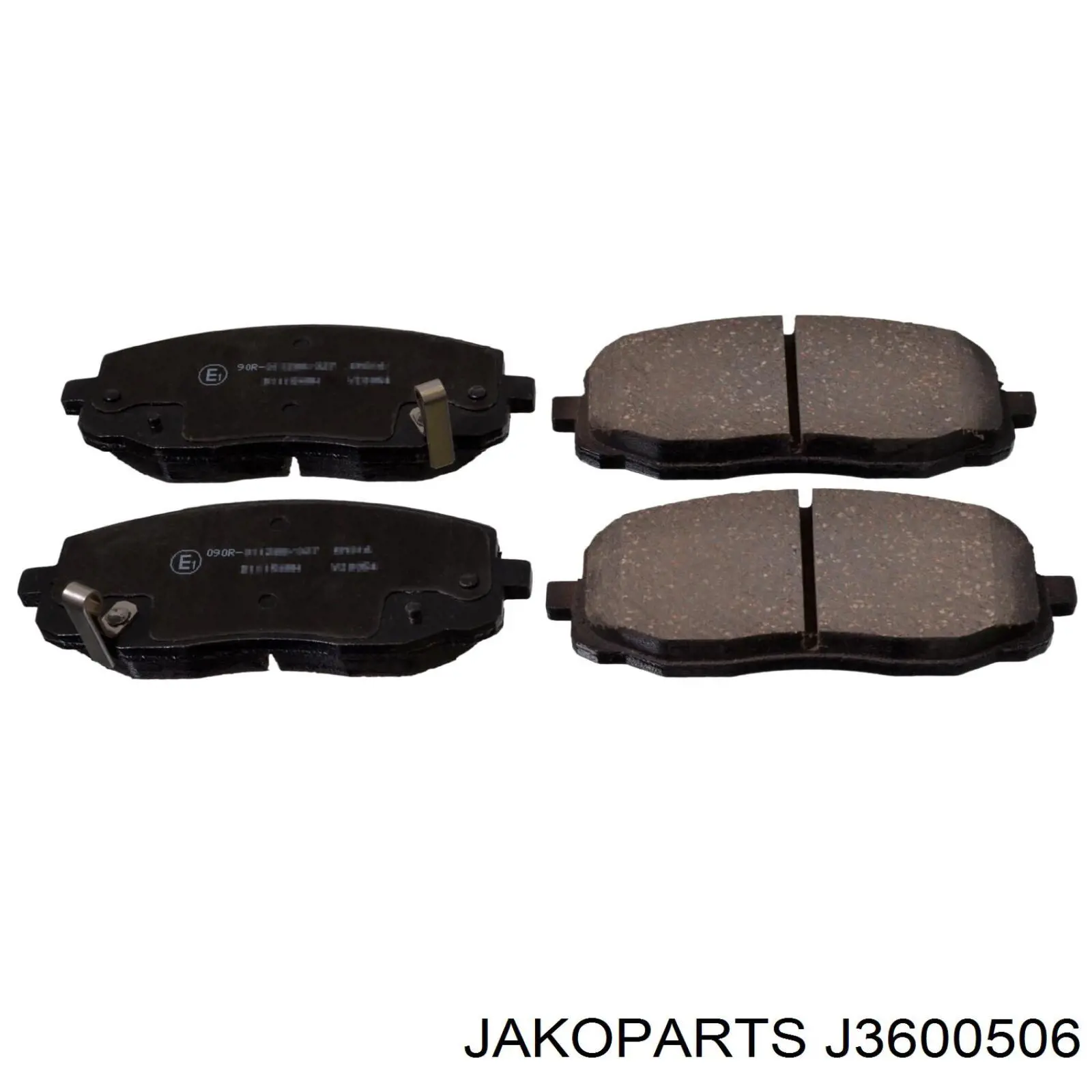 Передние тормозные колодки J3600506 Jakoparts