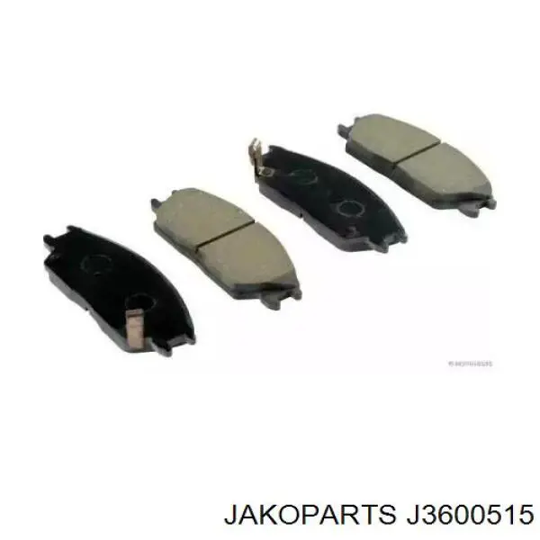 J3600515 Jakoparts колодки тормозные передние дисковые