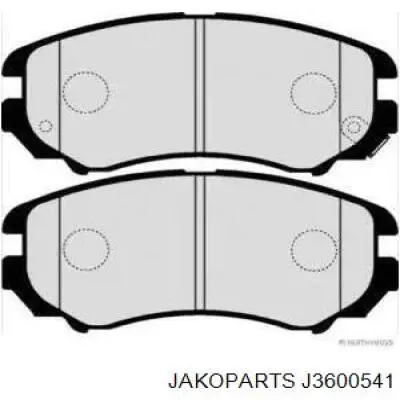 Pastillas de freno delanteras J3600541 Jakoparts