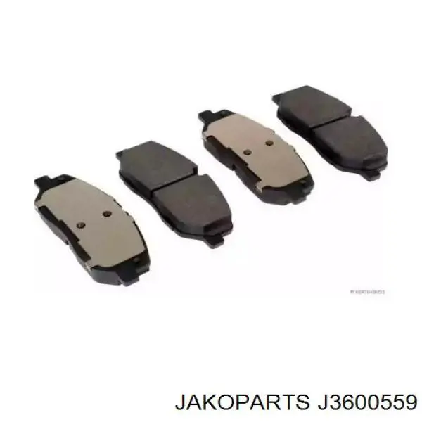 J3600559 Jakoparts sapatas do freio dianteiras de disco