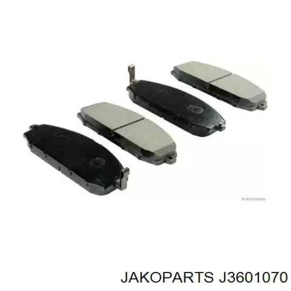 J3601070 Jakoparts колодки тормозные передние дисковые