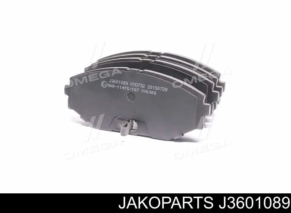 J3601089 Jakoparts передние тормозные колодки