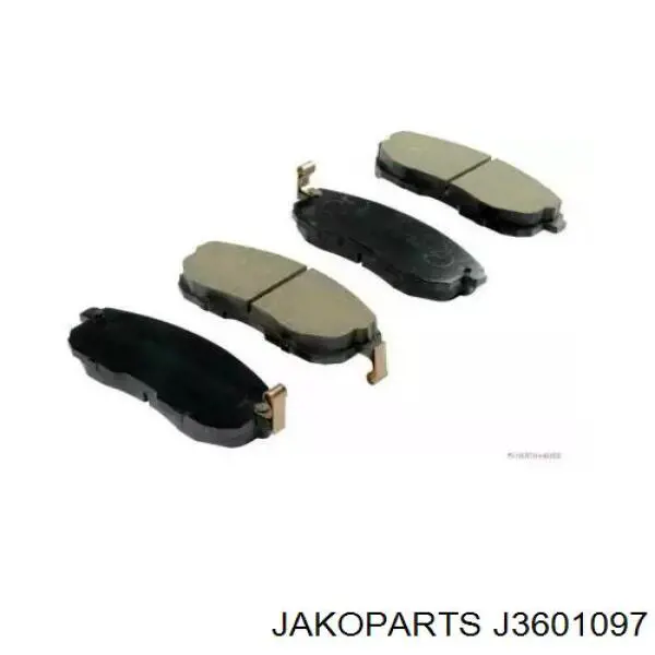 Колодки Jakoparts J3601097 цена, от 19.42 USD