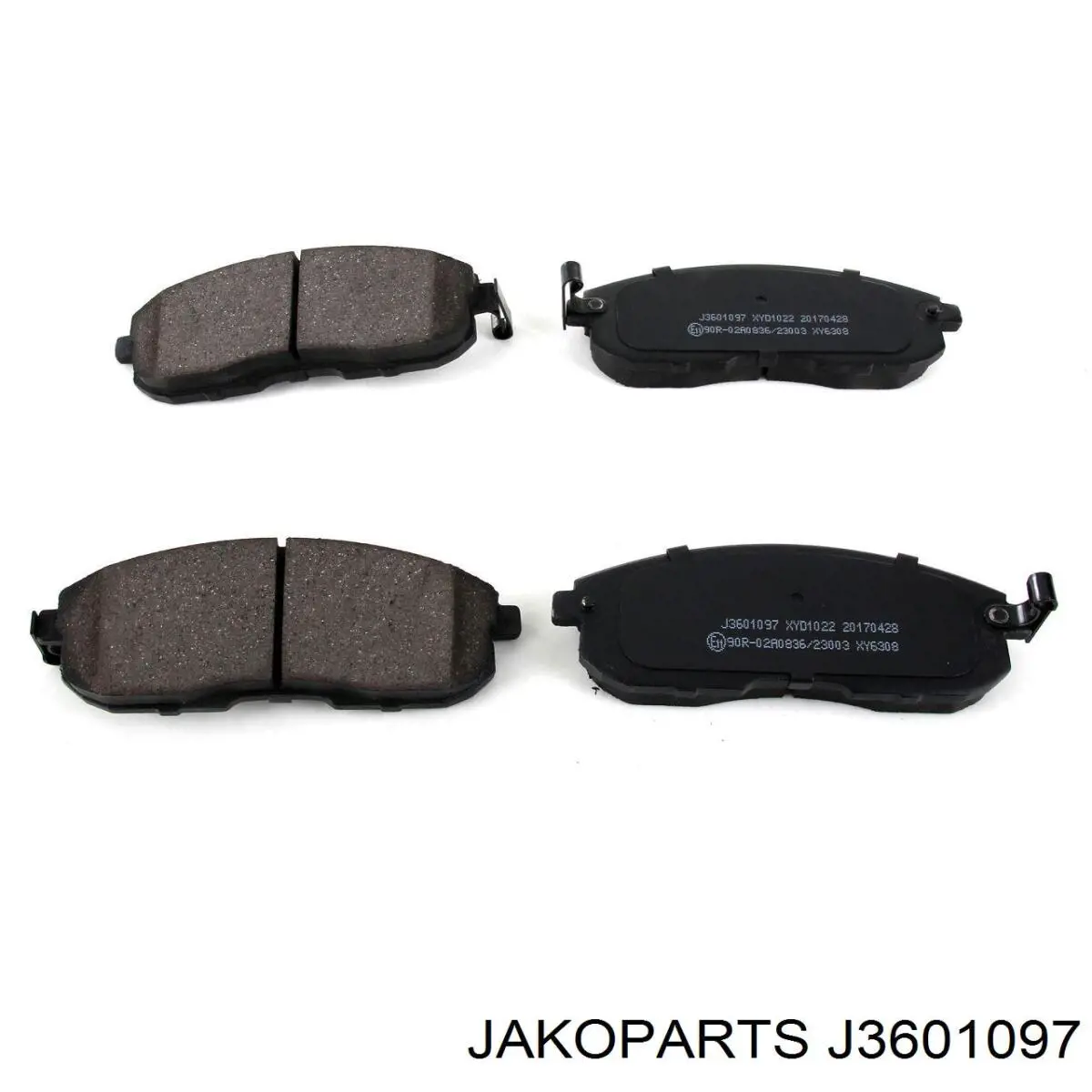 Купить J3601097 Jakoparts Колодки тормозные