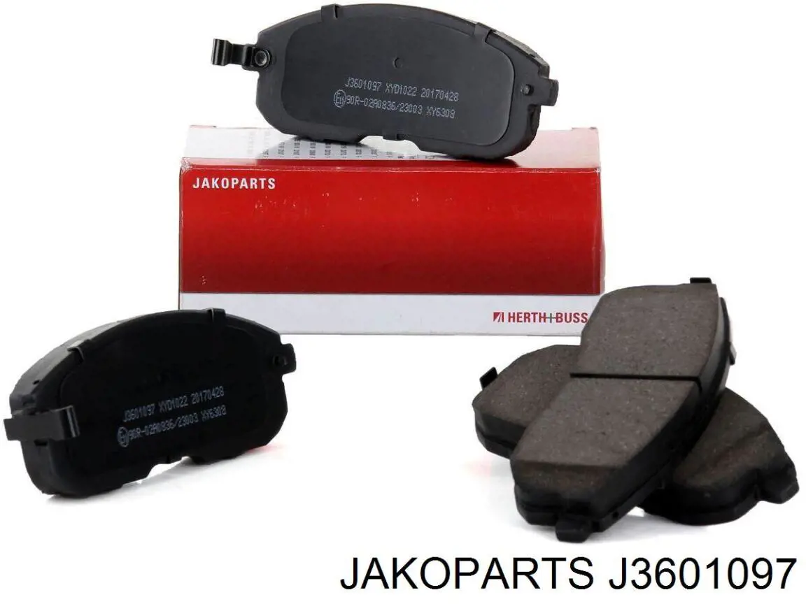 Передние тормозные колодки J3601097 Jakoparts
