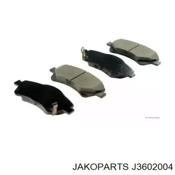 J3602004 Jakoparts колодки тормозные передние дисковые