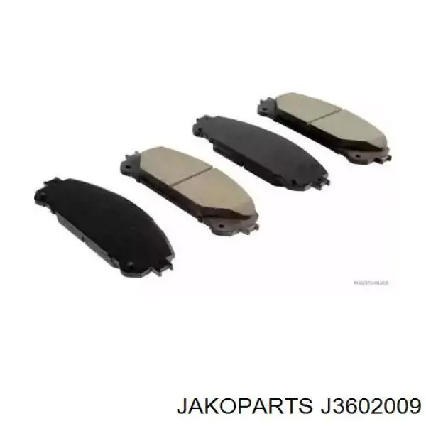 Pastillas de freno delanteras J3602009 Jakoparts