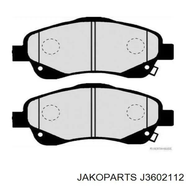 Колодки Jakoparts J3602112 цена, от 19.94 USD