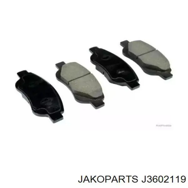 Передние тормозные колодки J3602119 Jakoparts