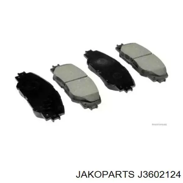 Pastillas de freno delanteras J3602124 Jakoparts