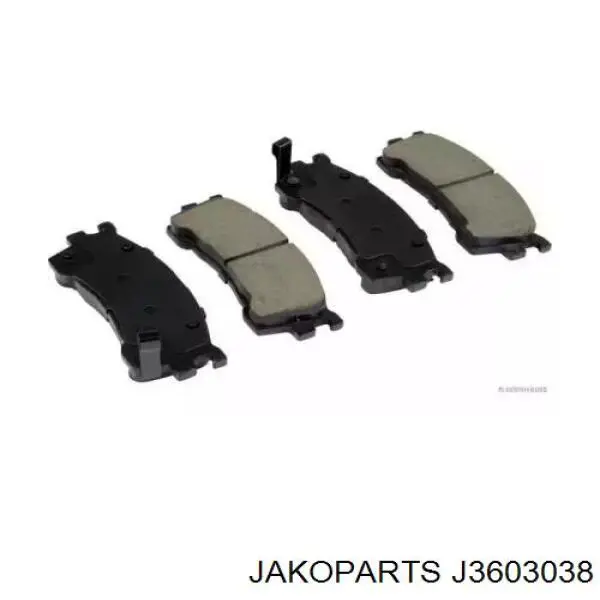 Колодки Jakoparts J3603038 цена, от 17.51 USD
