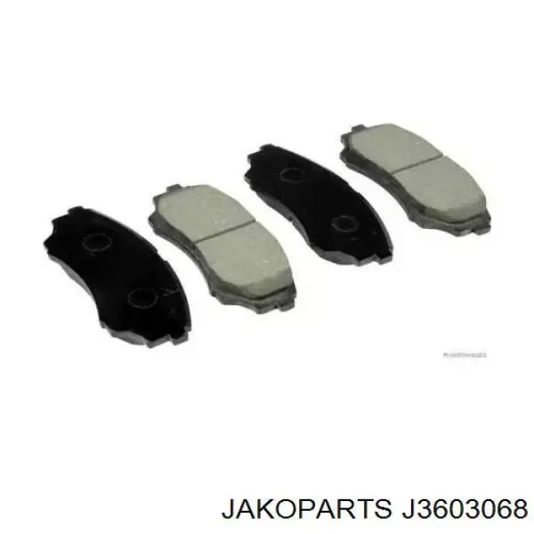 Pastillas de freno delanteras J3603068 Jakoparts