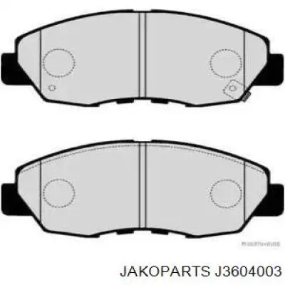 Pastillas de freno delanteras J3604003 Jakoparts