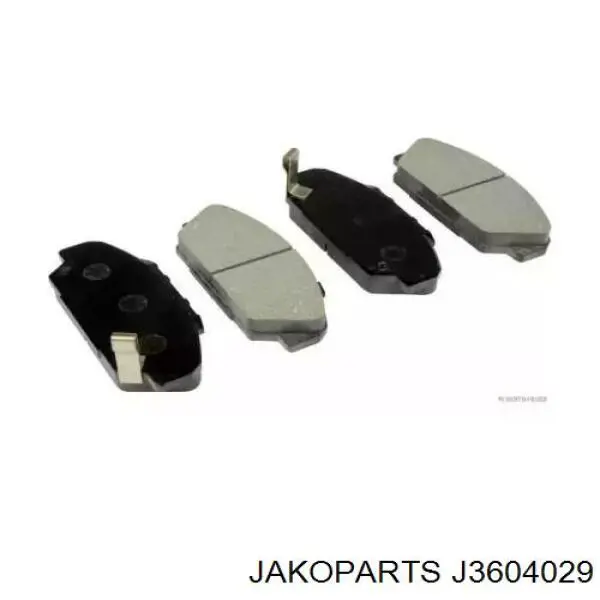Pastillas de freno delanteras J3604029 Jakoparts