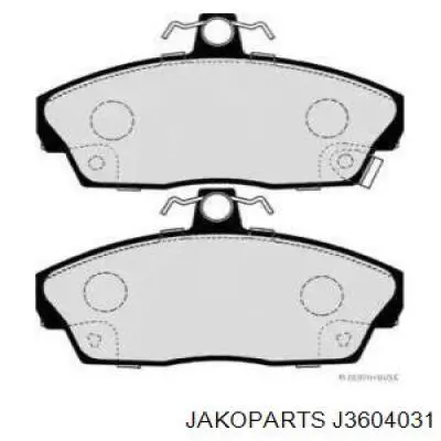 Передние тормозные колодки J3604031 Jakoparts