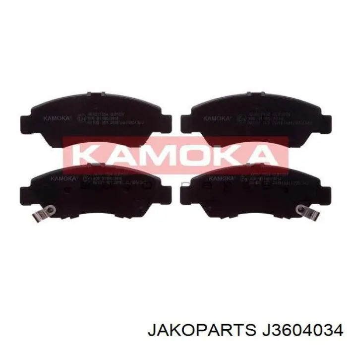 Колодки Jakoparts J3604034 цена, от 16.16 USD