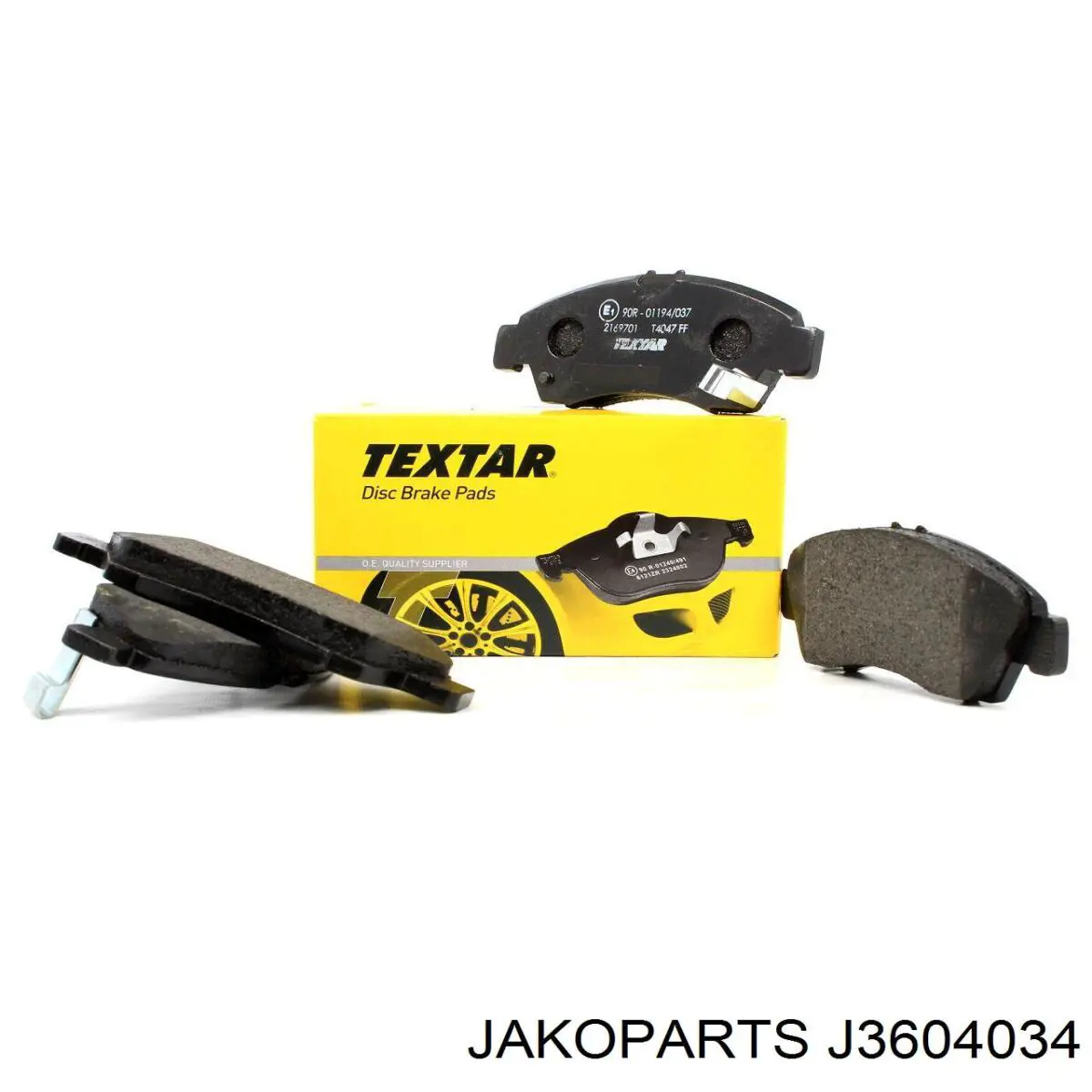 Передние тормозные колодки J3604034 Jakoparts