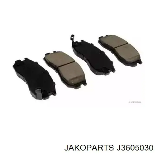 Pastillas de freno delanteras J3605030 Jakoparts