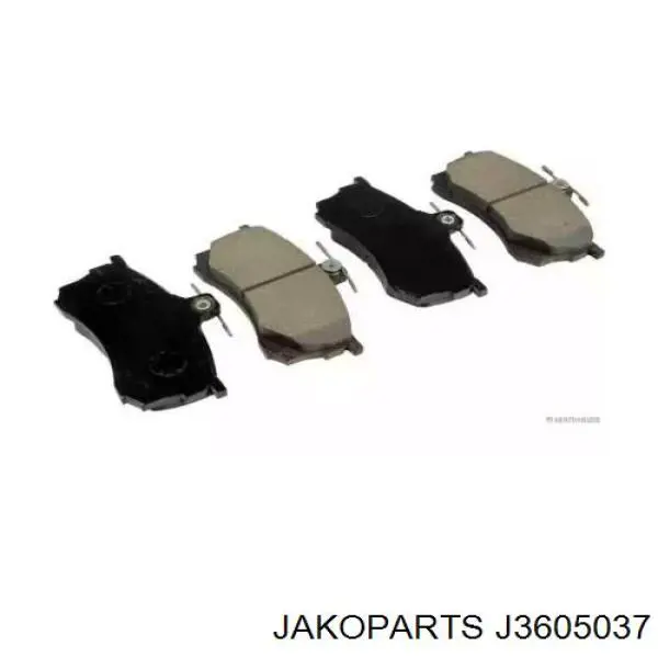 Pastillas de freno delanteras J3605037 Jakoparts