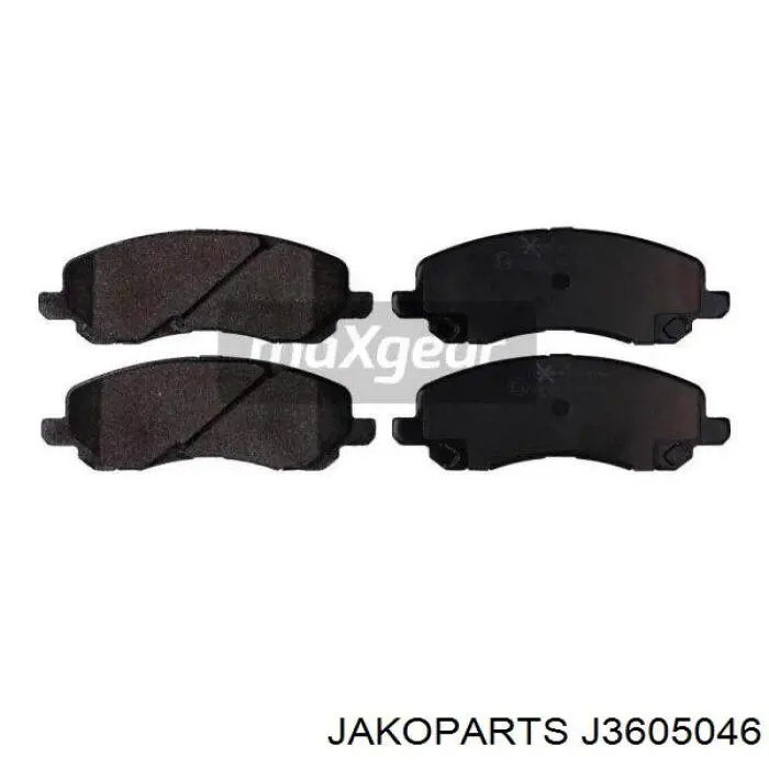 Передние тормозные колодки J3605046 Jakoparts