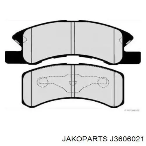 Передние тормозные колодки J3606021 Jakoparts