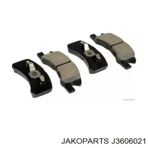 Pastillas de freno delanteras J3606021 Jakoparts