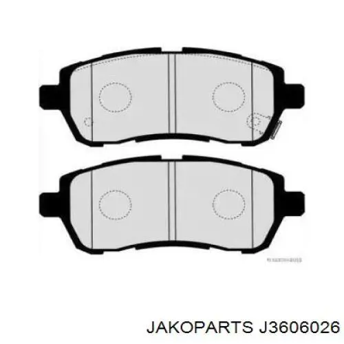 Передние тормозные колодки J3606026 Jakoparts