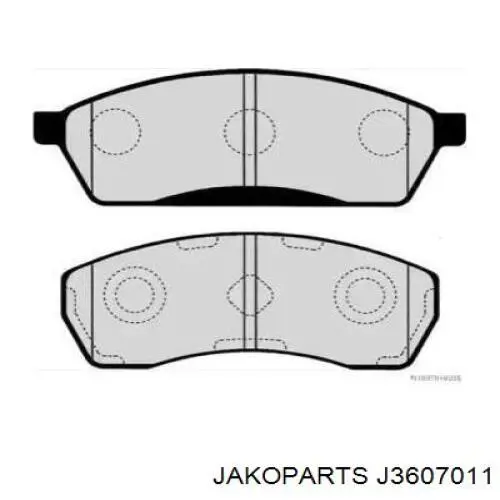 Передние тормозные колодки J3607011 Jakoparts