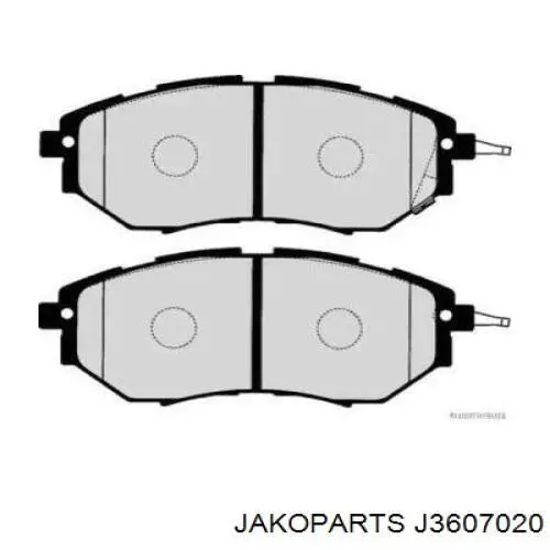 Передние тормозные колодки J3607020 Jakoparts