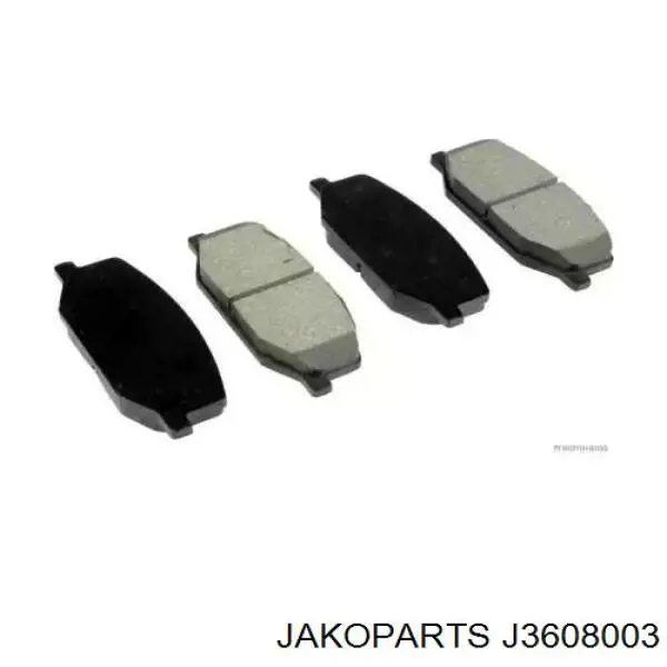 Передние тормозные колодки J3608003 Jakoparts