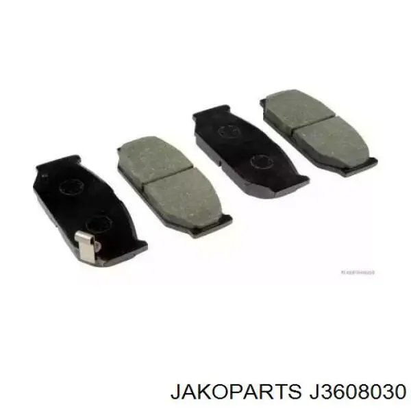 Pastillas de freno delanteras J3608030 Jakoparts
