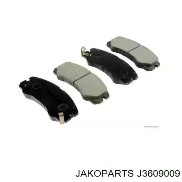 Pastillas de freno delanteras J3609009 Jakoparts