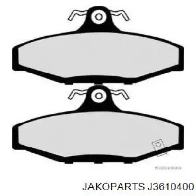 Задние тормозные колодки J3610400 Jakoparts