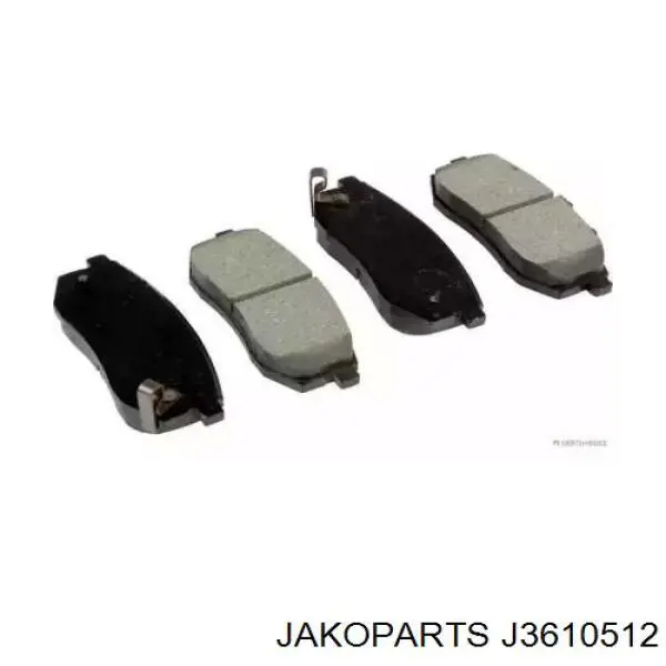 J3610512 Jakoparts задние тормозные колодки