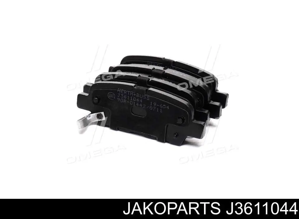 Задние тормозные колодки J3611044 Jakoparts