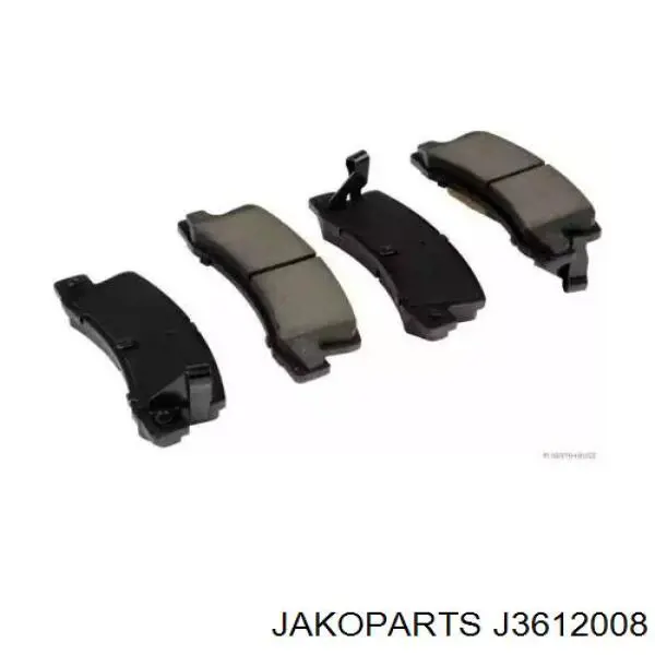 J3612008 Jakoparts задние тормозные колодки