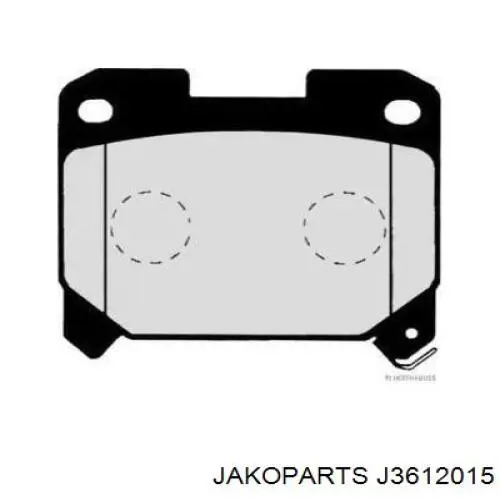 Задние тормозные колодки J3612015 Jakoparts