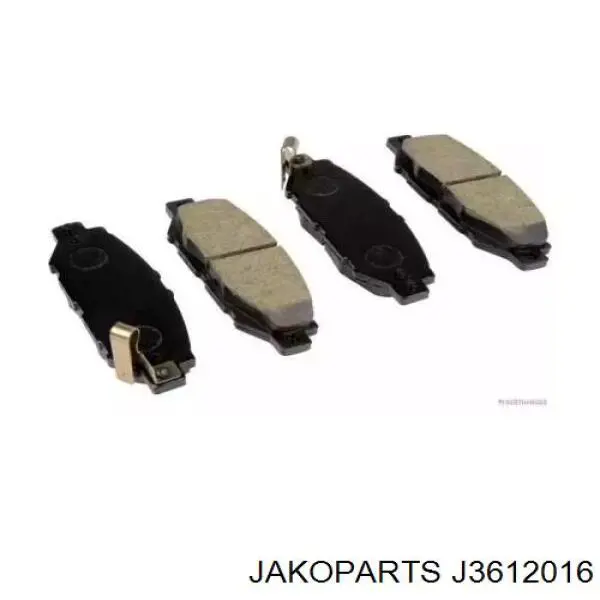 Задние тормозные колодки J3612016 Jakoparts