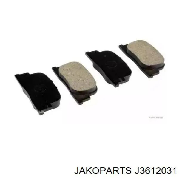 J3612031 Jakoparts задние тормозные колодки