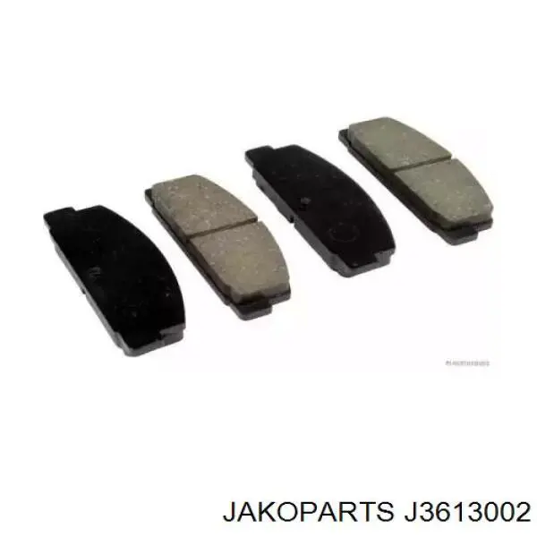 J3613002 Jakoparts задние тормозные колодки