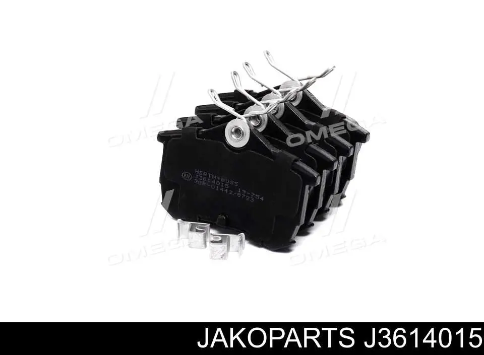 Задние тормозные колодки J3614015 Jakoparts