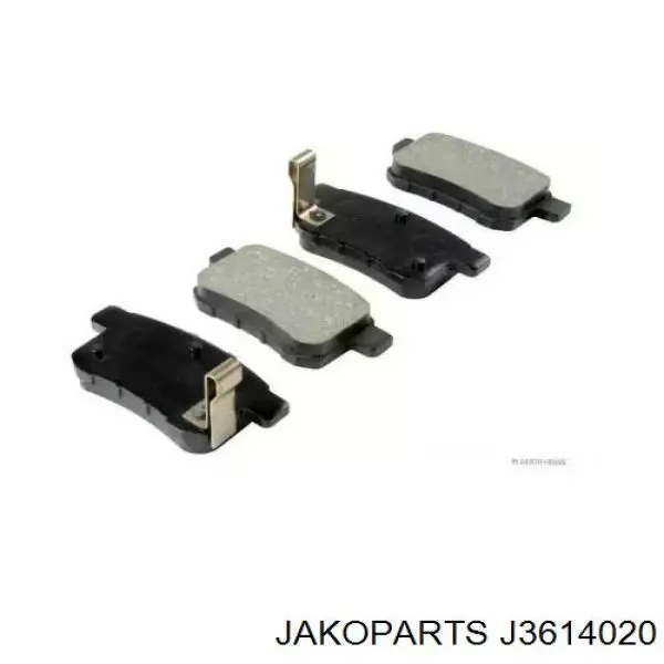 Задние тормозные колодки J3614020 Jakoparts