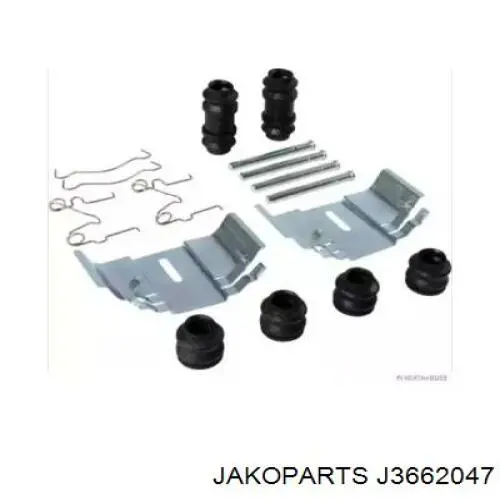 J3662047 Jakoparts kit de reparação dos freios traseiros