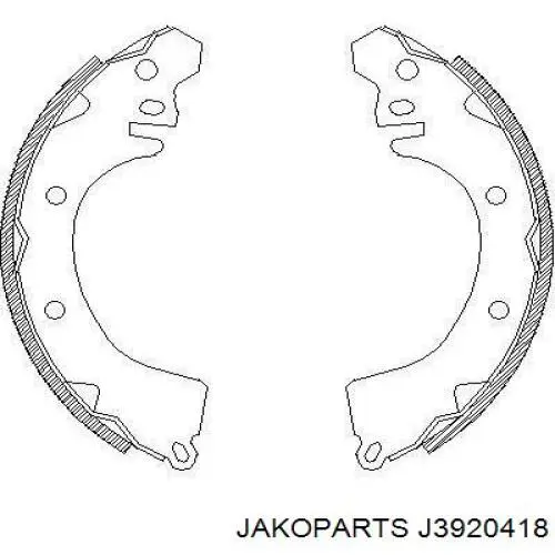 Трос ручника J3920418 Jakoparts