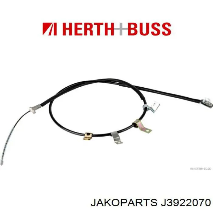 Купить J3922070 Jakoparts Трос стояночного тормоза задний левый