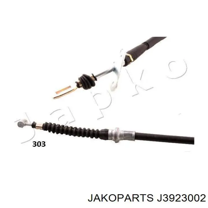 Cable de freno de mano trasero izquierdo J3923002 Jakoparts